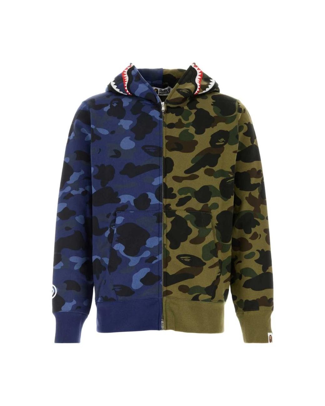 A Bathing Ape Blue Zip-Throughs for men