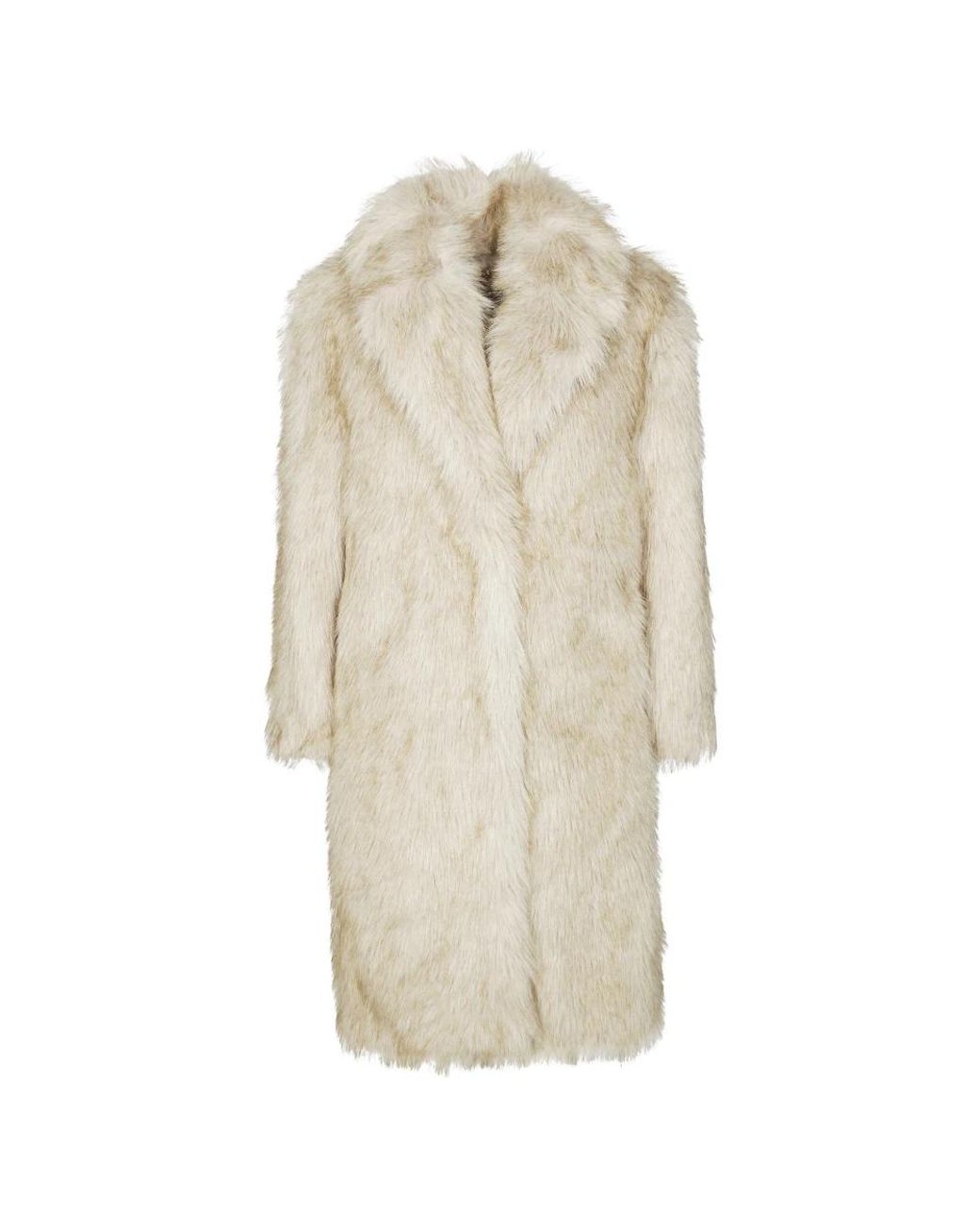 Liu Jo Jassen ,Polyester Ecopelliccia Lunga in het Natural