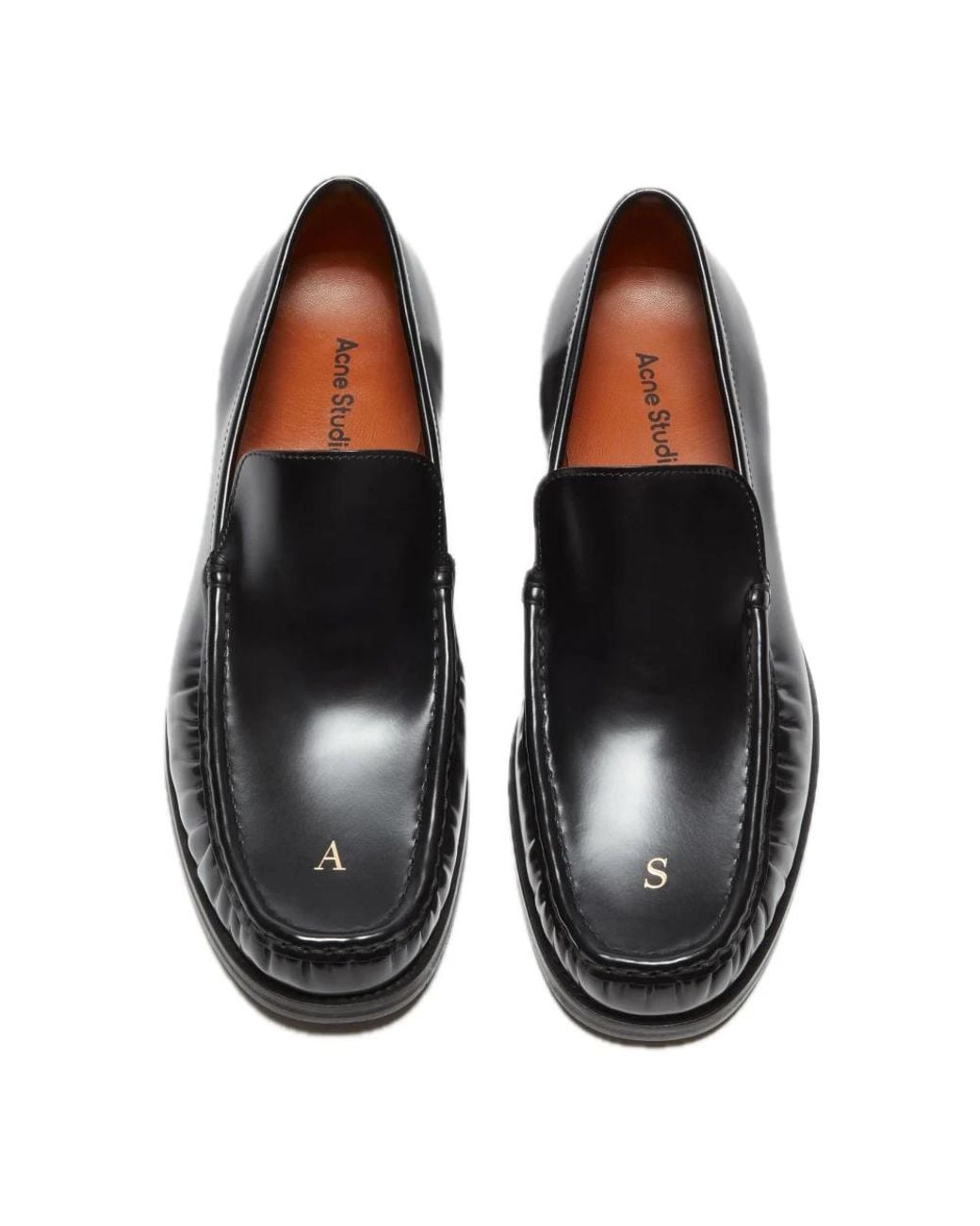 Acne Black Loafers