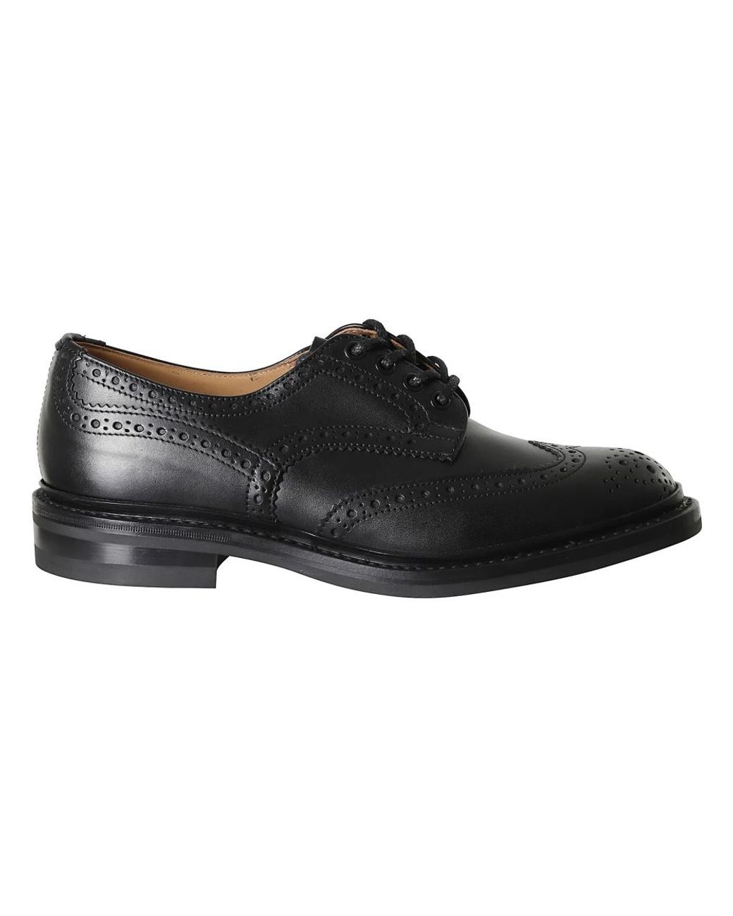 Tricker's Black Laced Shoes for men