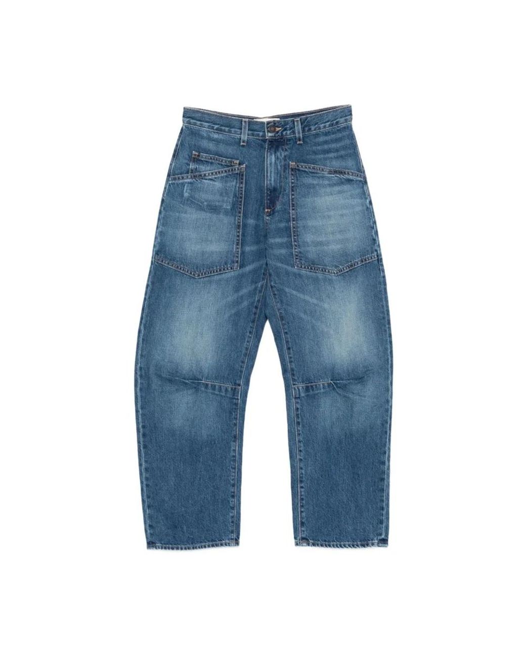 Nili Lotan Blue Loose Fit Jeans