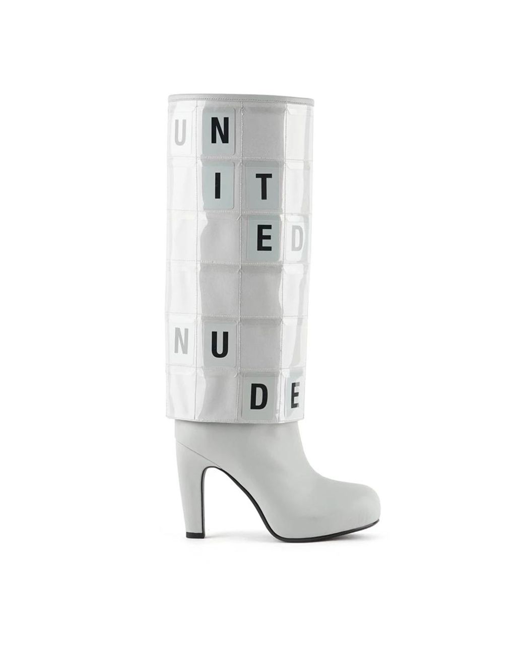 United Nude Gray Heeled Boots