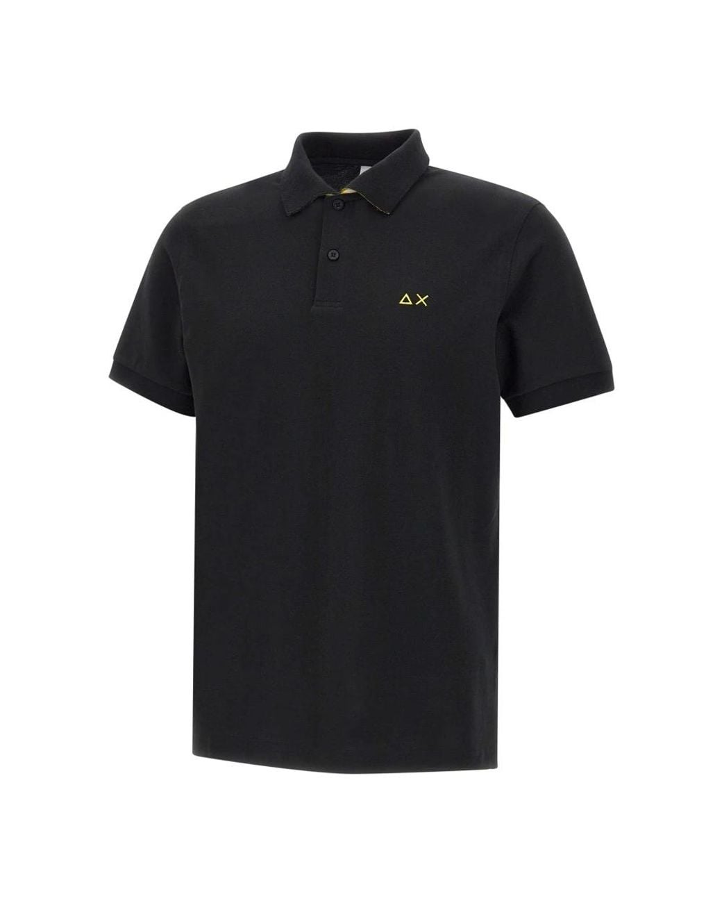 Sun 68 Black Polo Shirts for men