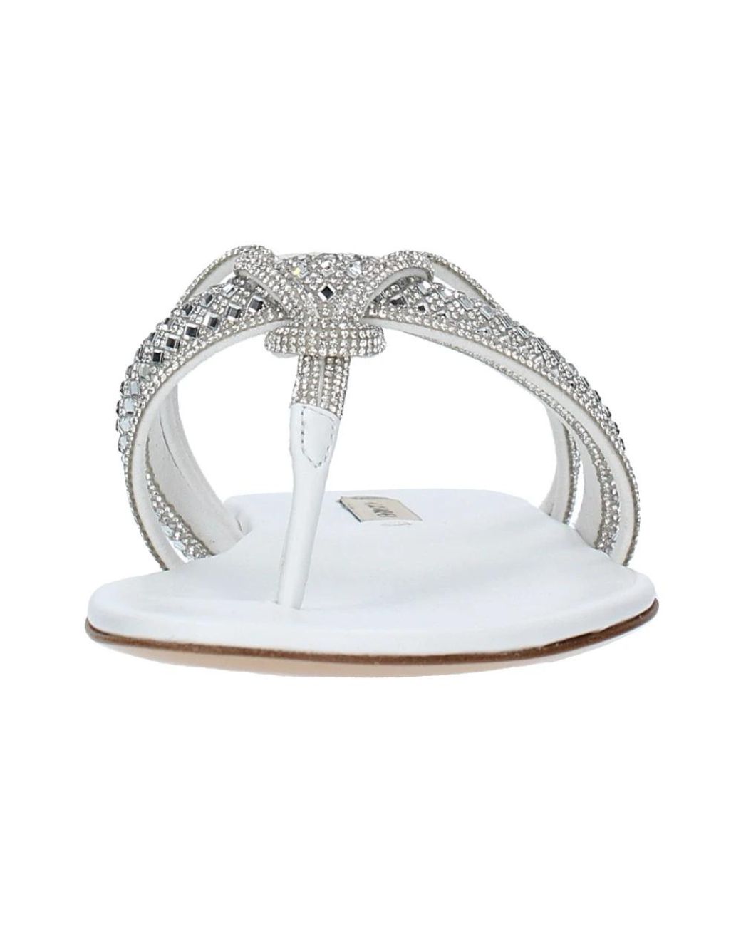 Casadei White Flip Flops