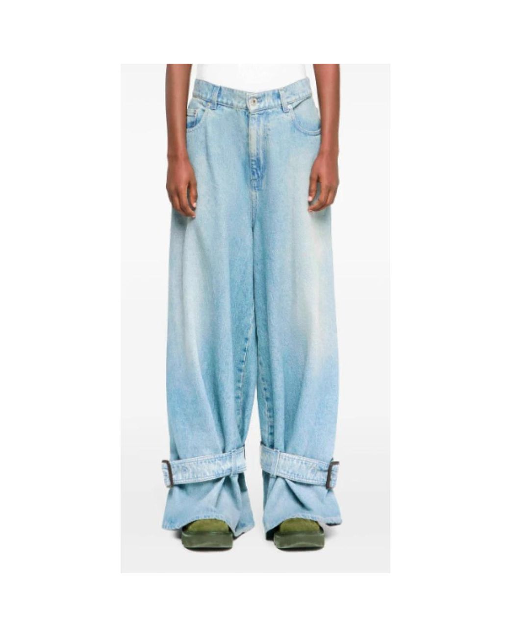 J.W. Anderson Blue Wide Jeans