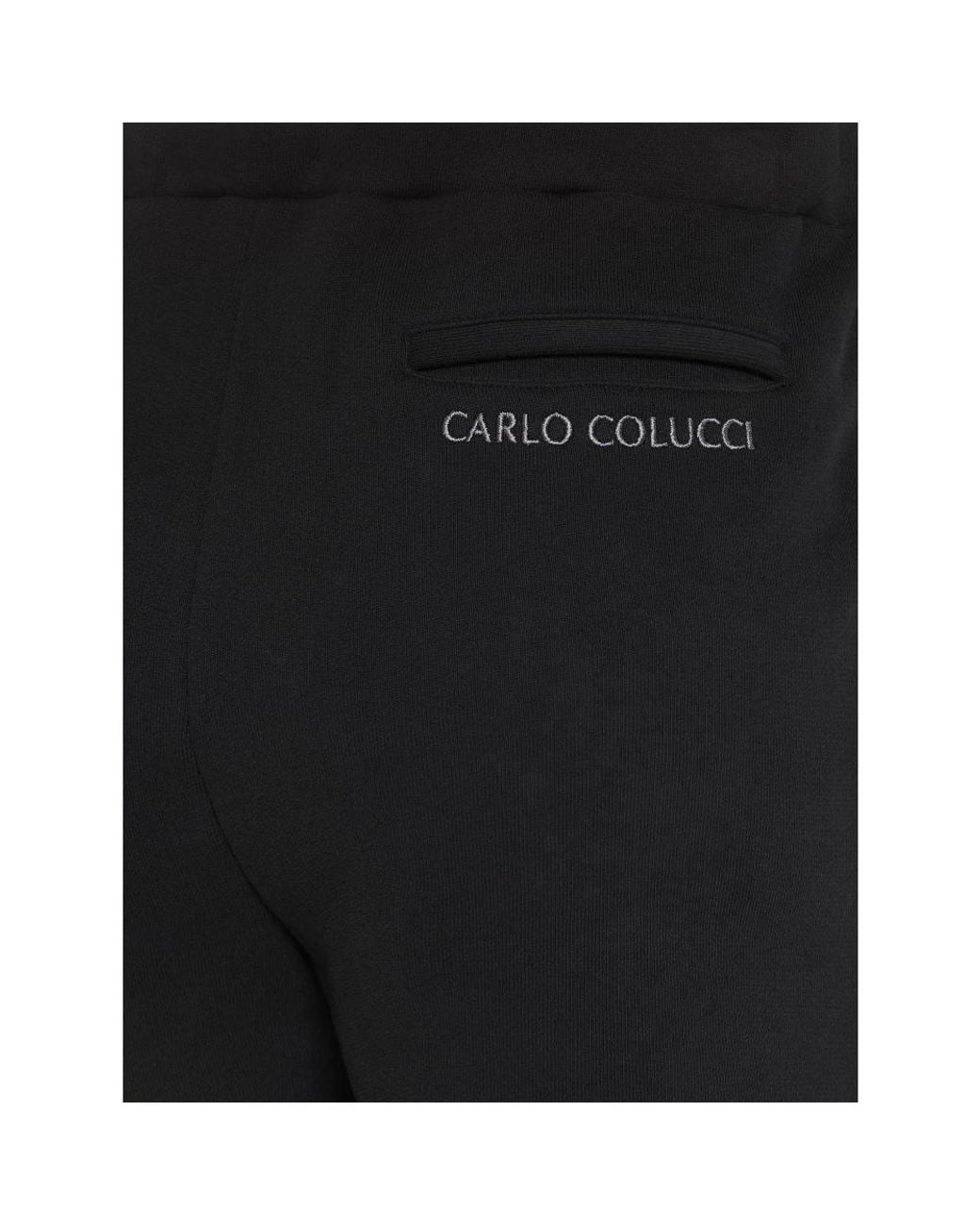 carlo colucci Black Short Shorts