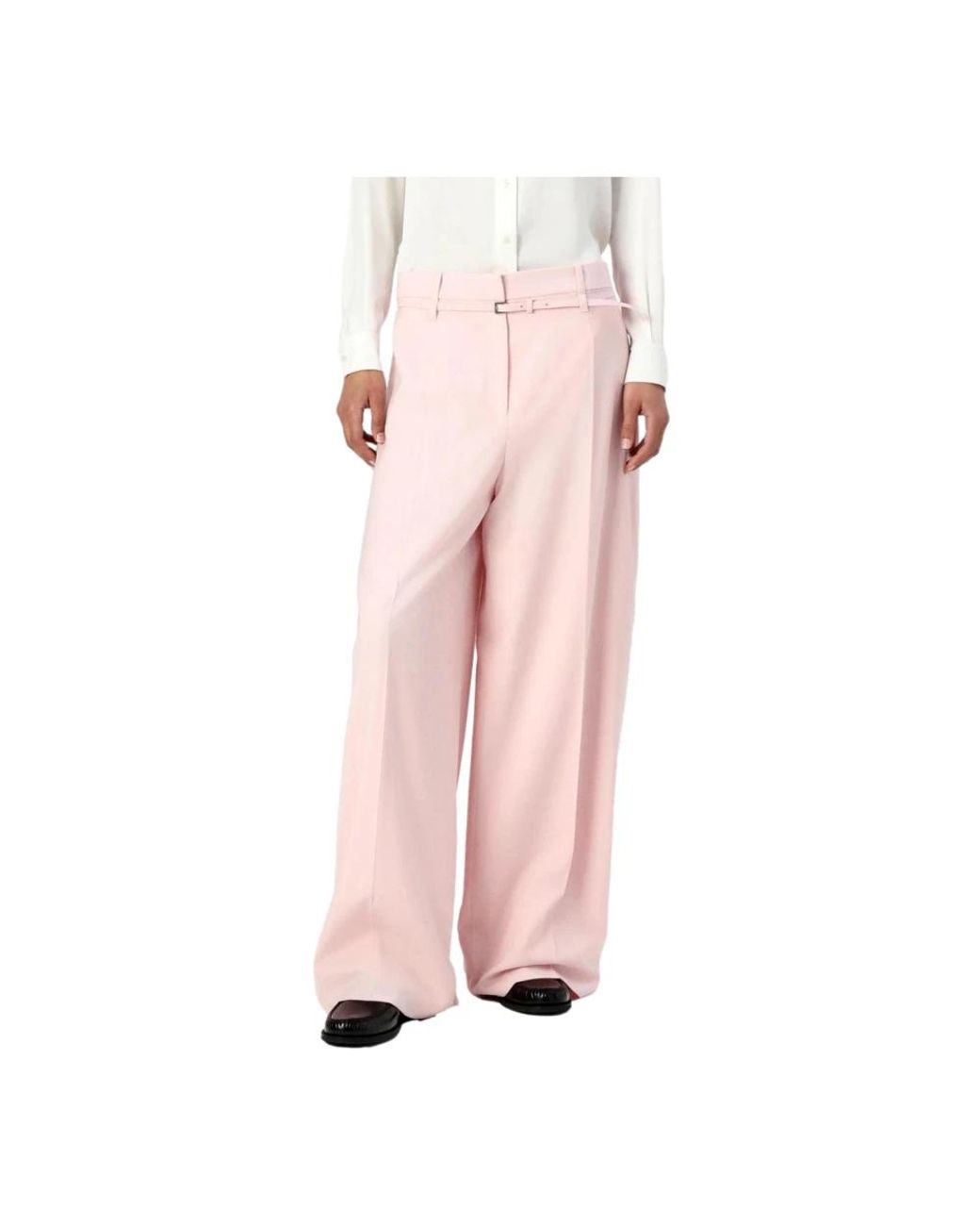 Boss Pink Wide Trousers