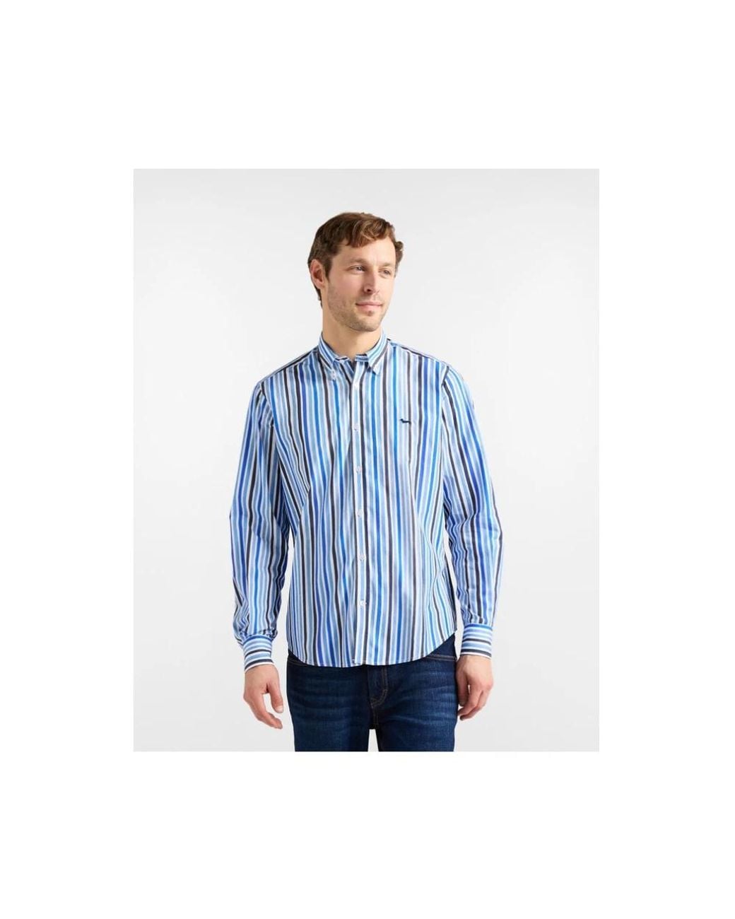 Harmont & Blaine Blue Casual Shirts for men
