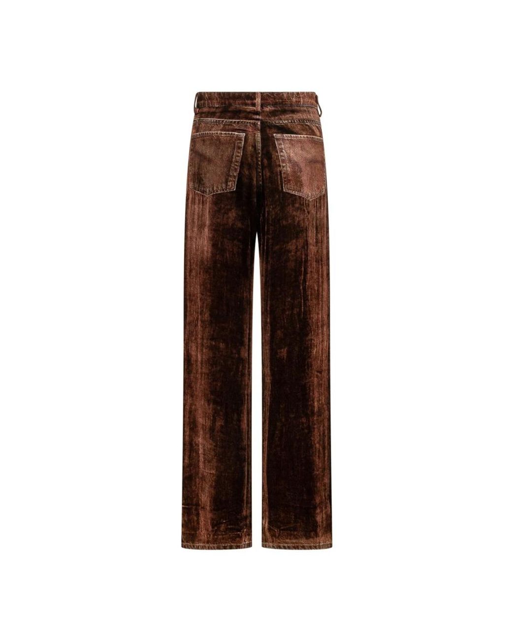 Pierre Louis Mascia Brown Wide Trousers