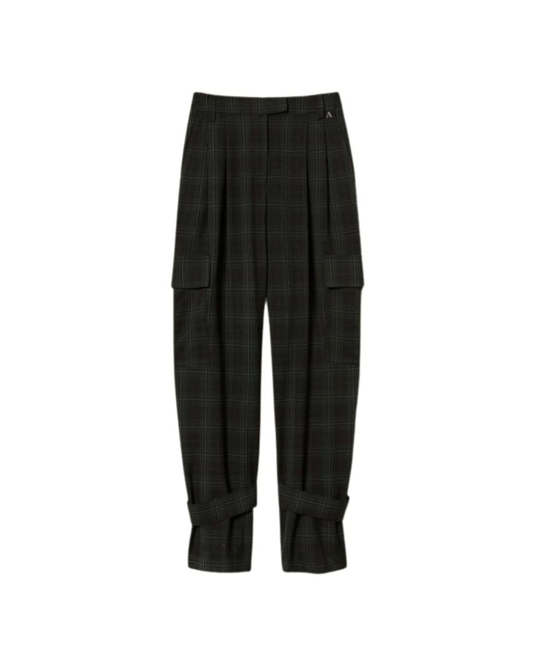 Twinset Black Tapered Trousers
