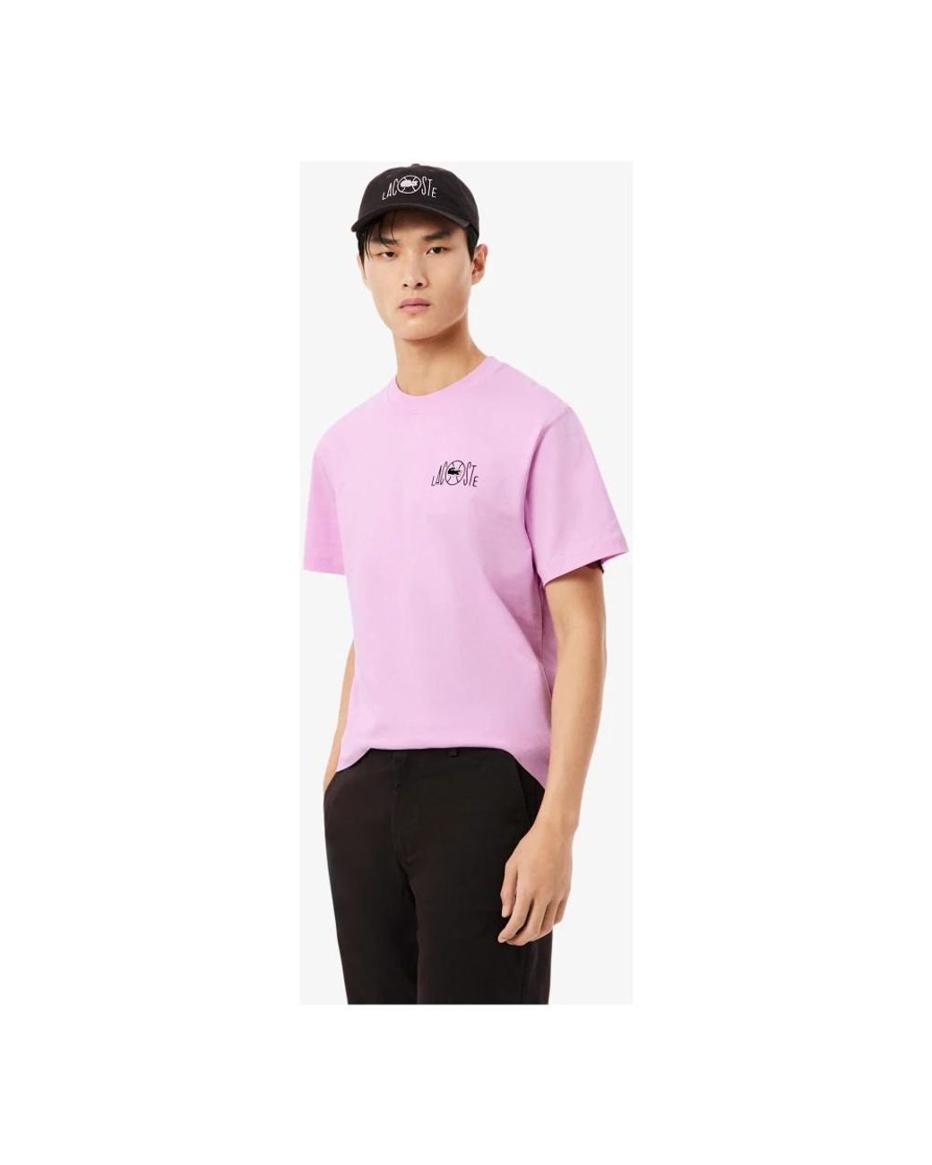 Lacoste Pink T-Shirts for men