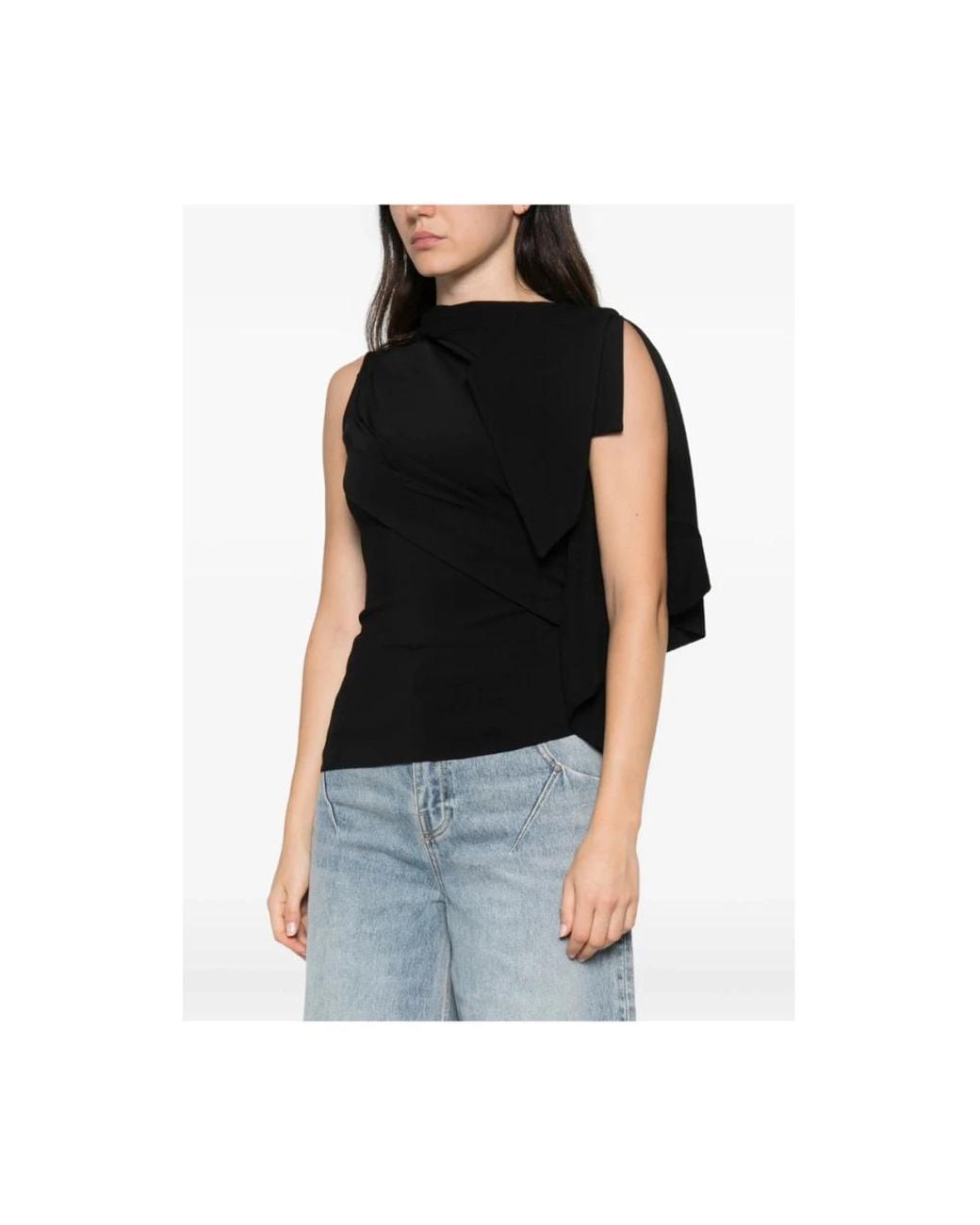 Entire studios Black Sleeveless Tops