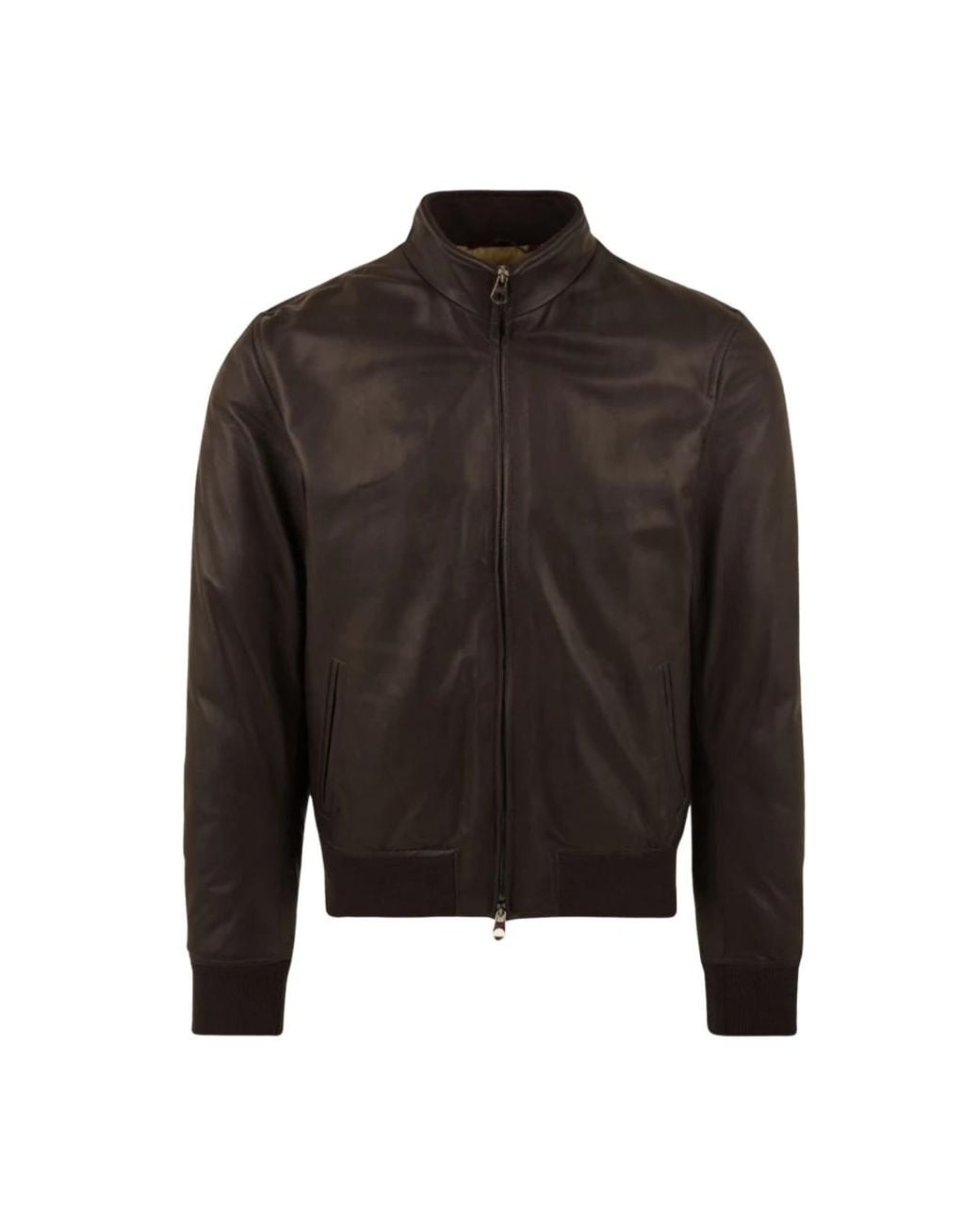 Stewart Black Bomber Jackets for men