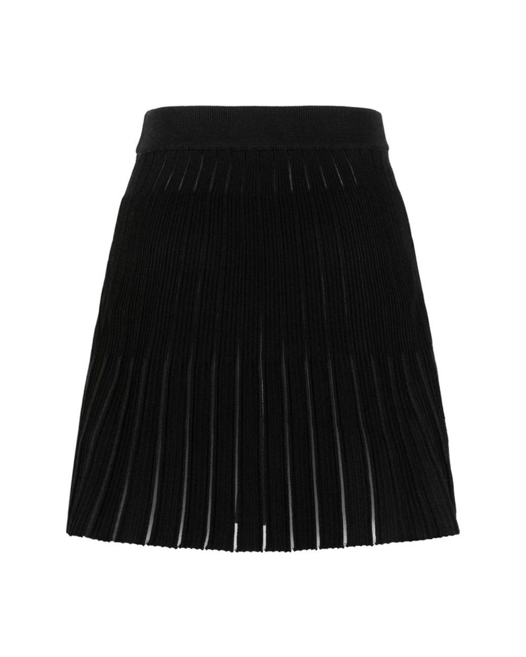 Balmain Black Short Skirts
