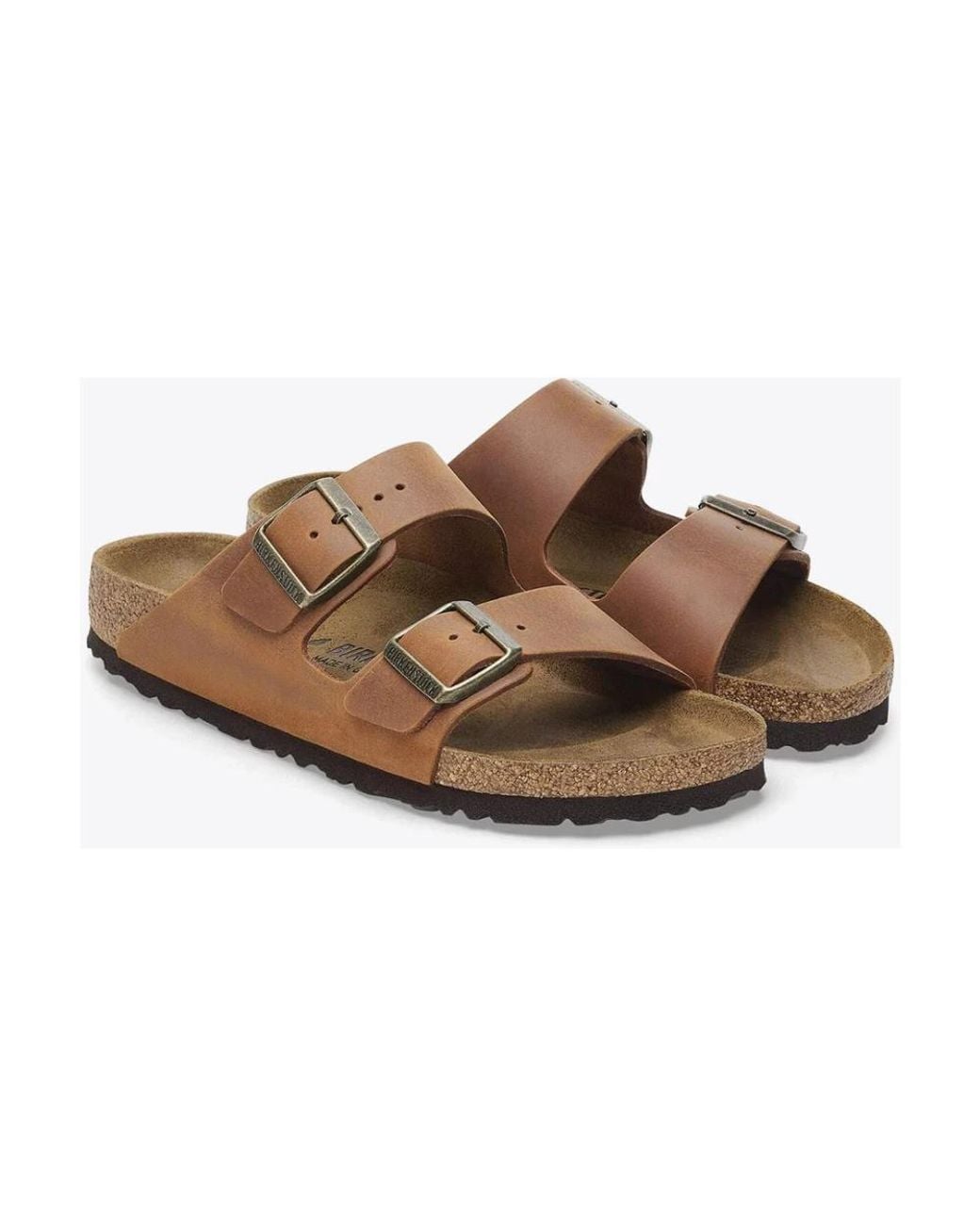 Sliders Birkenstock de hombre de color Brown