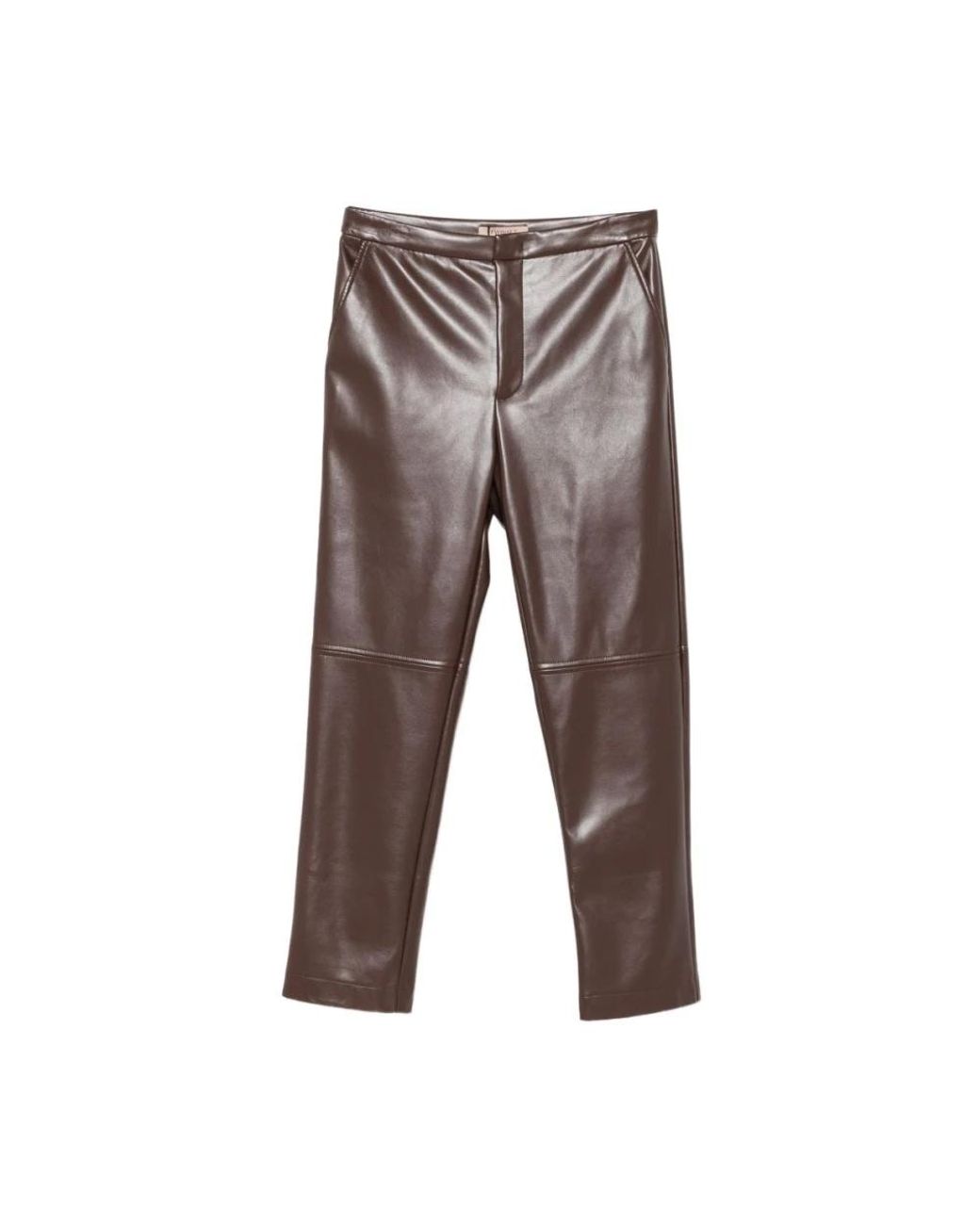 Twinset Brown Cropped Trousers