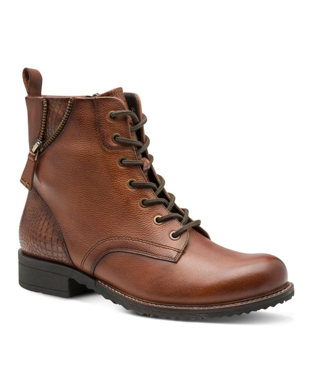 Tamaris Brown Lace-Up Boots