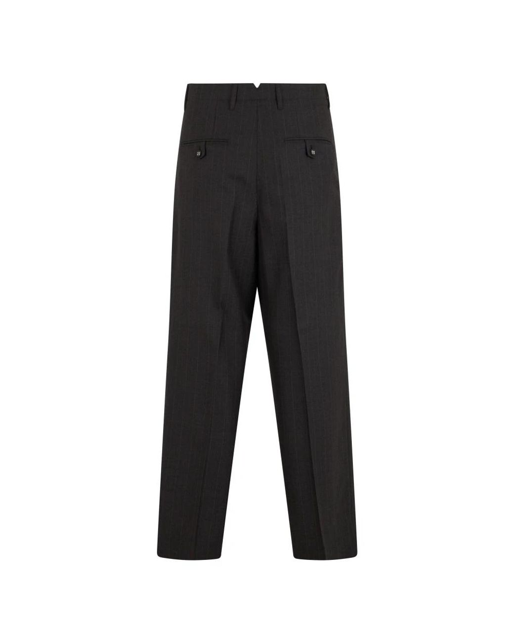AMI Black Wide Trousers
