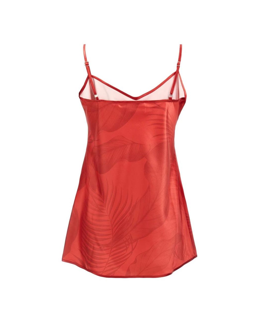 F.R.S For Restless Sleepers Red Sleeveless Tops