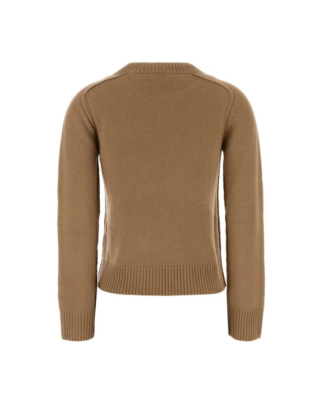Burberry Brown Round-Neck Knitwear