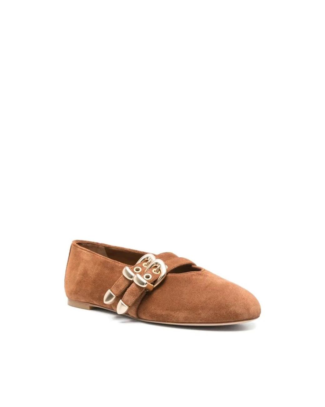 Stuart Weitzman Brown Ballerina Shoes
