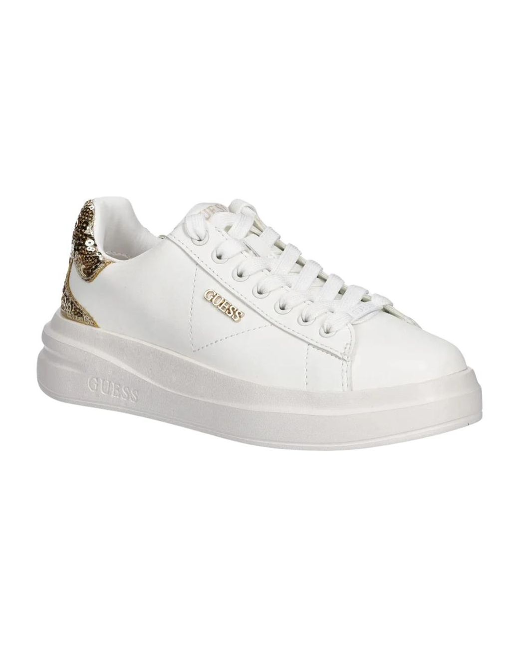 Guess White Schuhe Sneaker