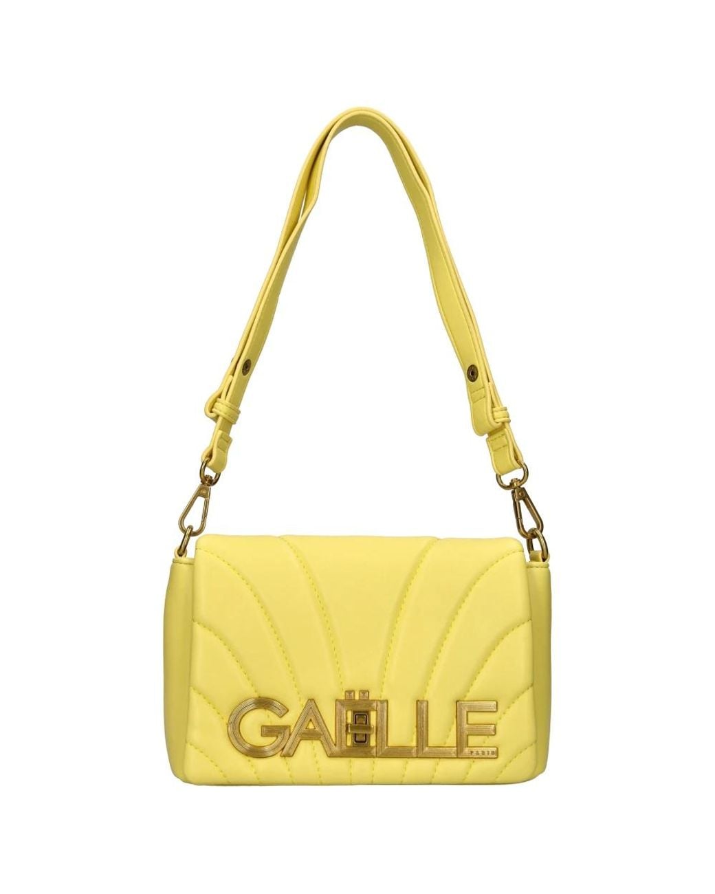Gaelle Paris Yellow Shoulder Bags