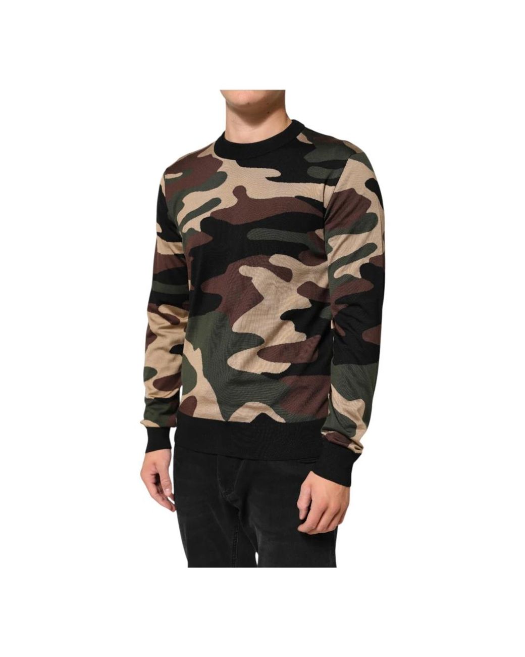 Dolce & Gabbana Black Sweatshirts for men