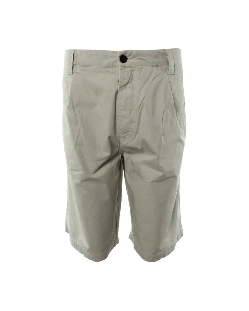 C P Company Gray Casual Shorts for men