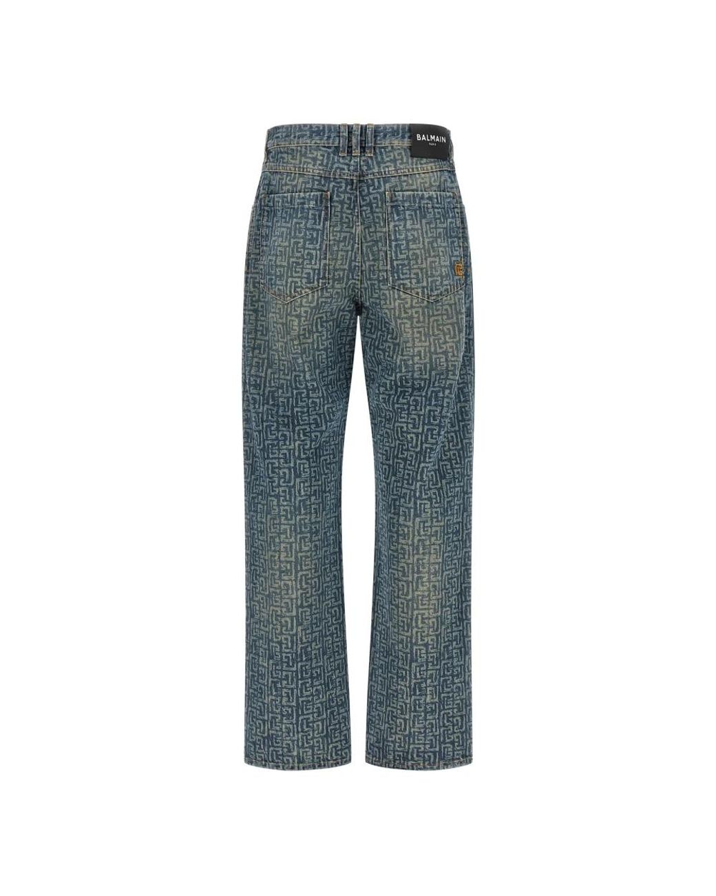 Balmain Jeans Monogram in het Blue voor heren