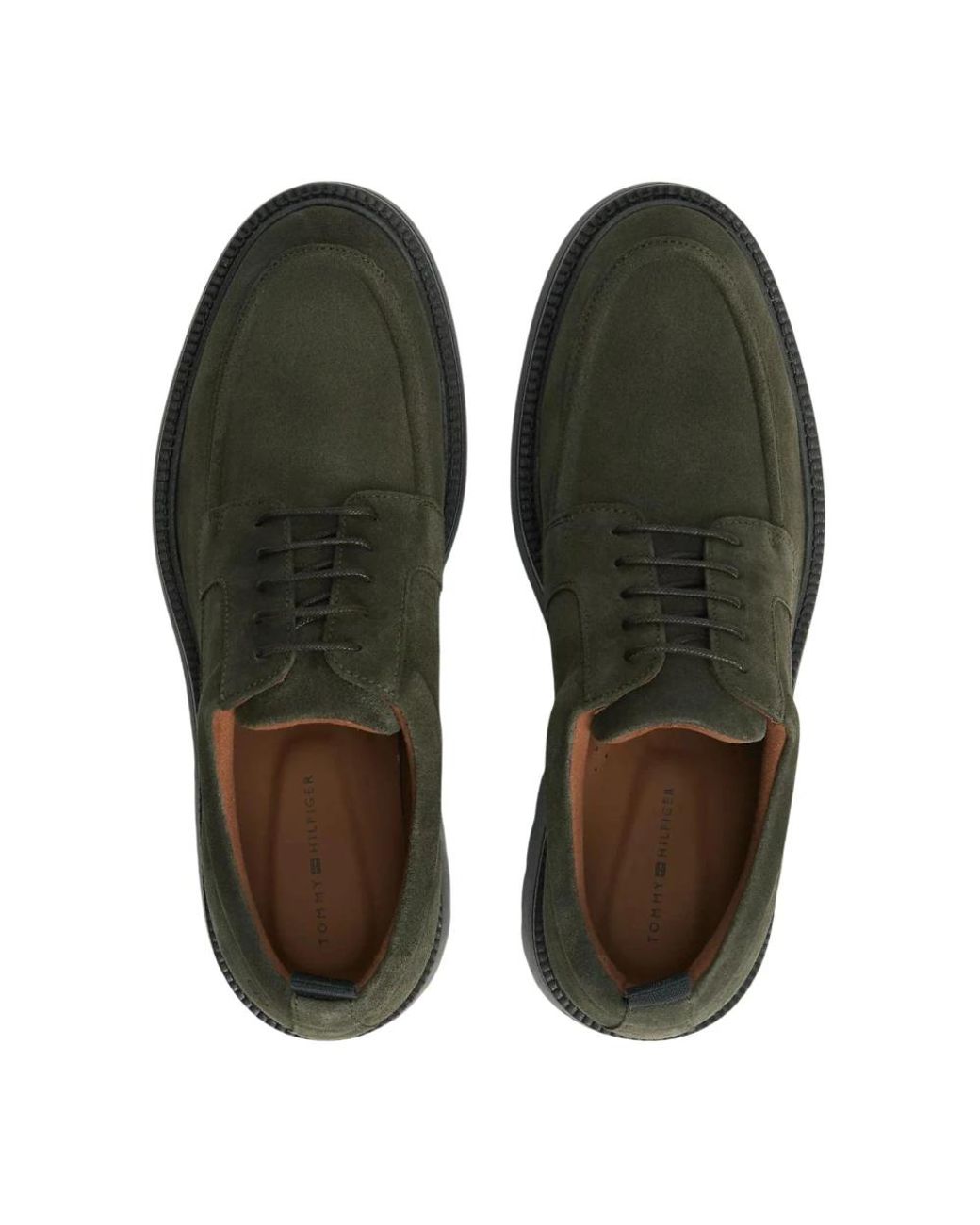 Tommy Hilfiger Green Laced Shoes for men