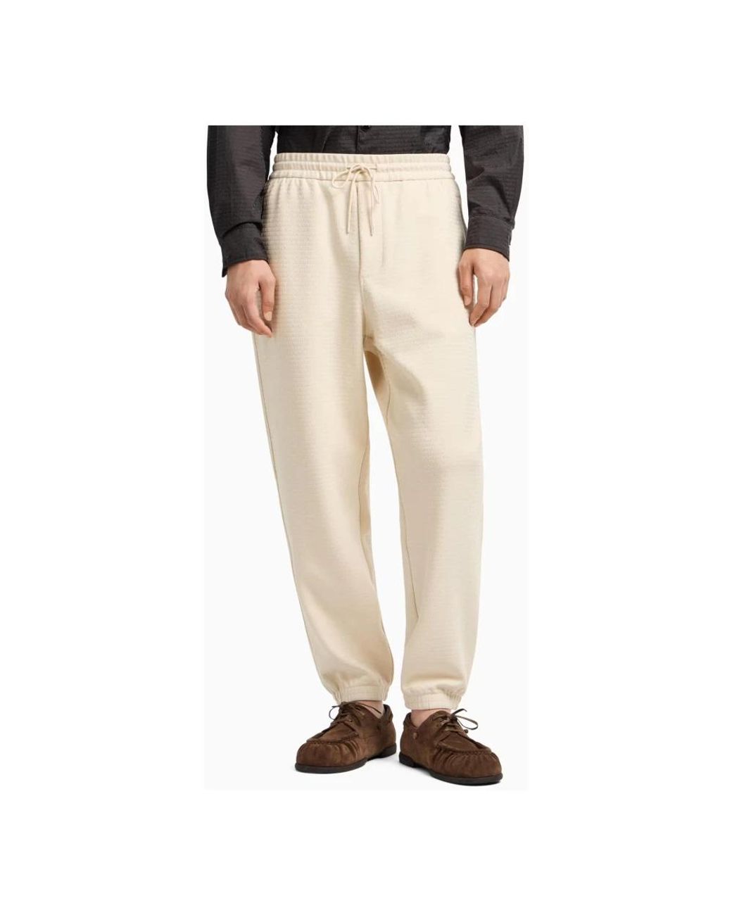 Emporio Armani Natural Sweatpants for men