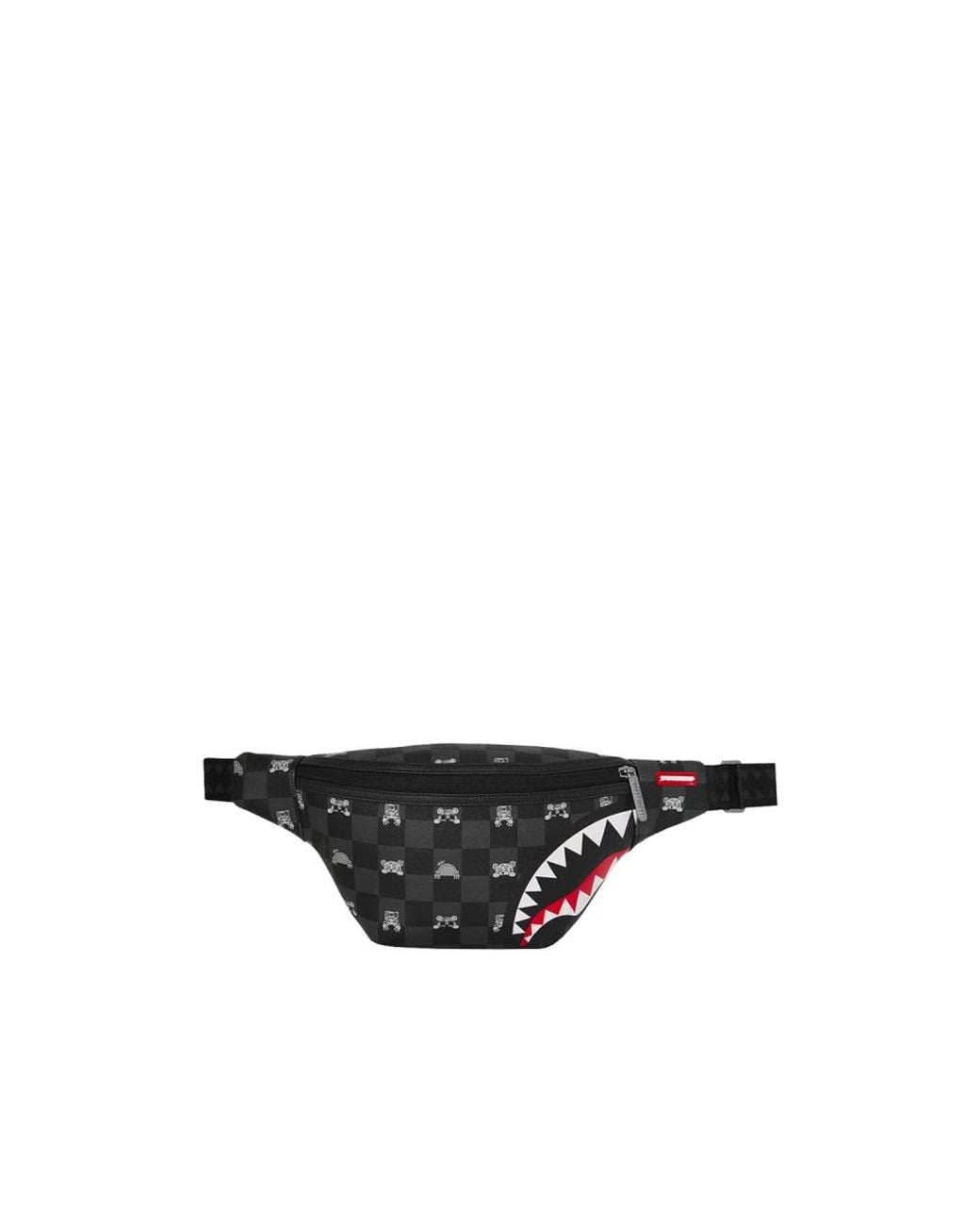 Sprayground Black Belt Bags for men