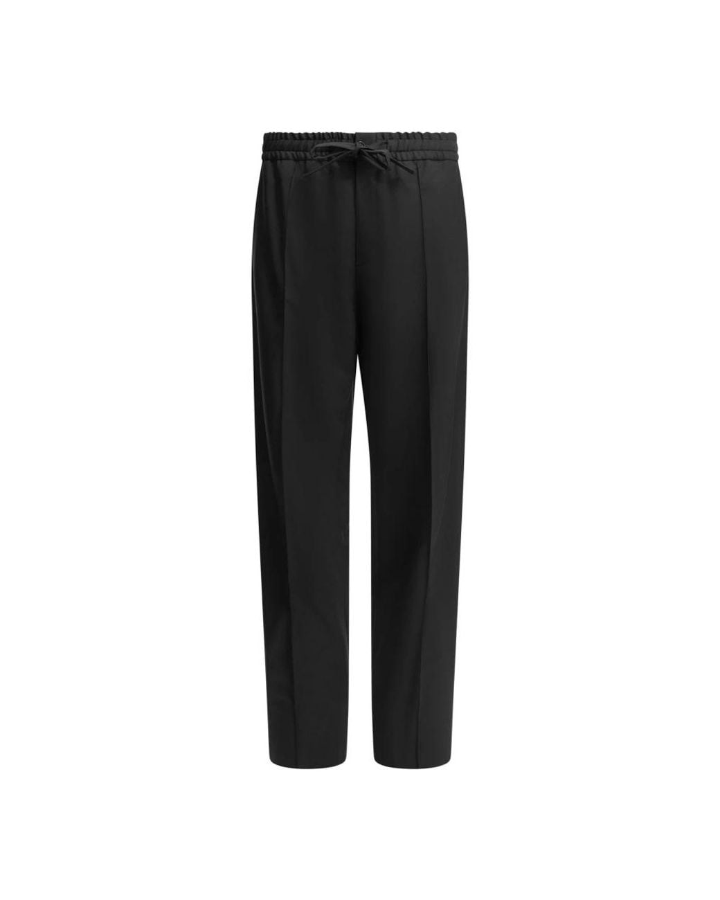 Valentino Black Wide Trousers for men