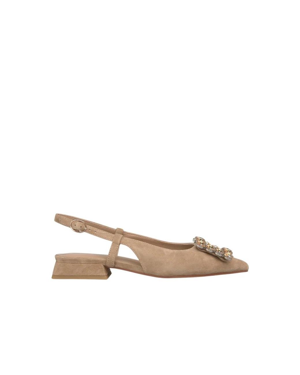 Alma En Pena. Natural Ballerina Shoes