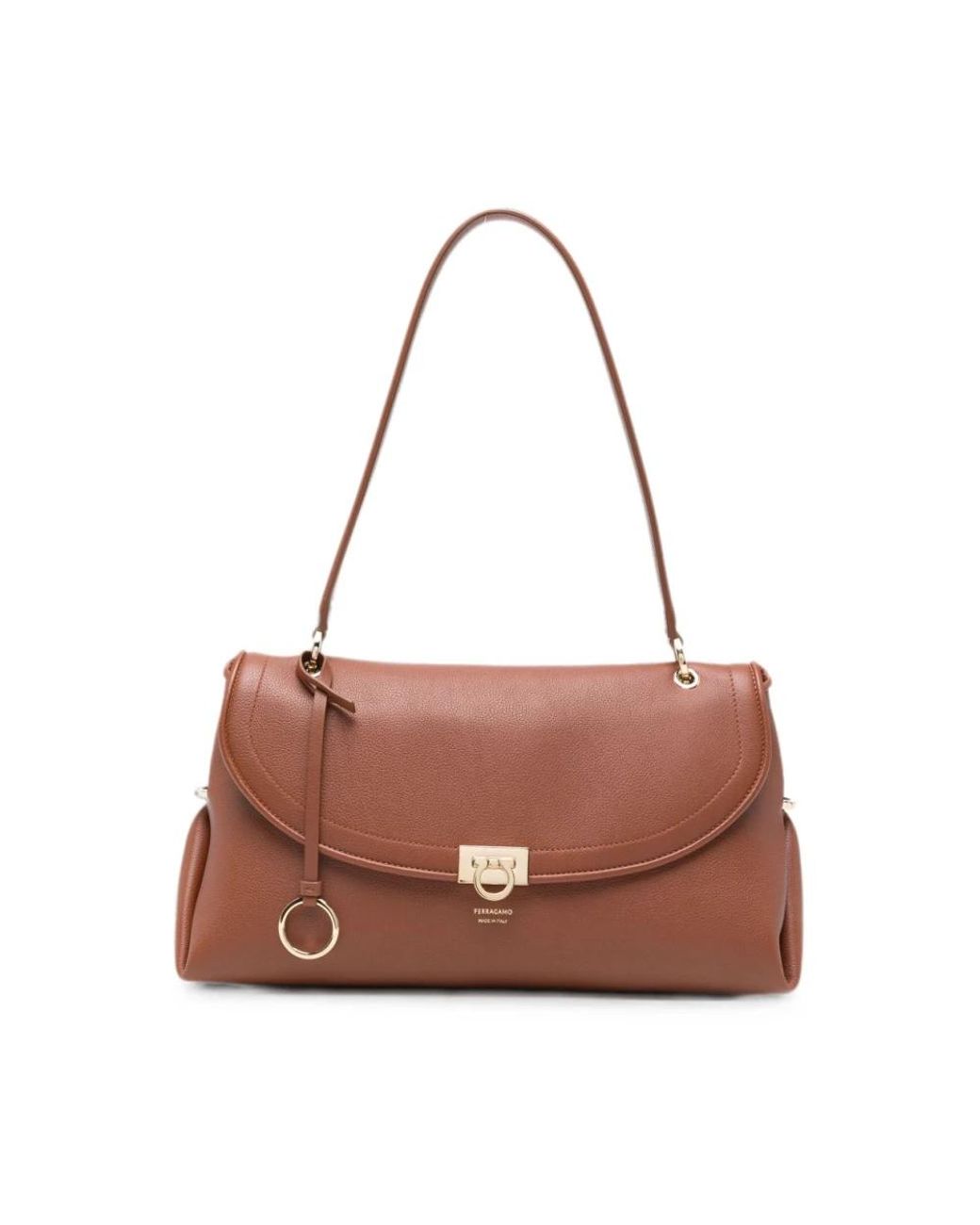 Ferragamo Schoudertas in het Brown
