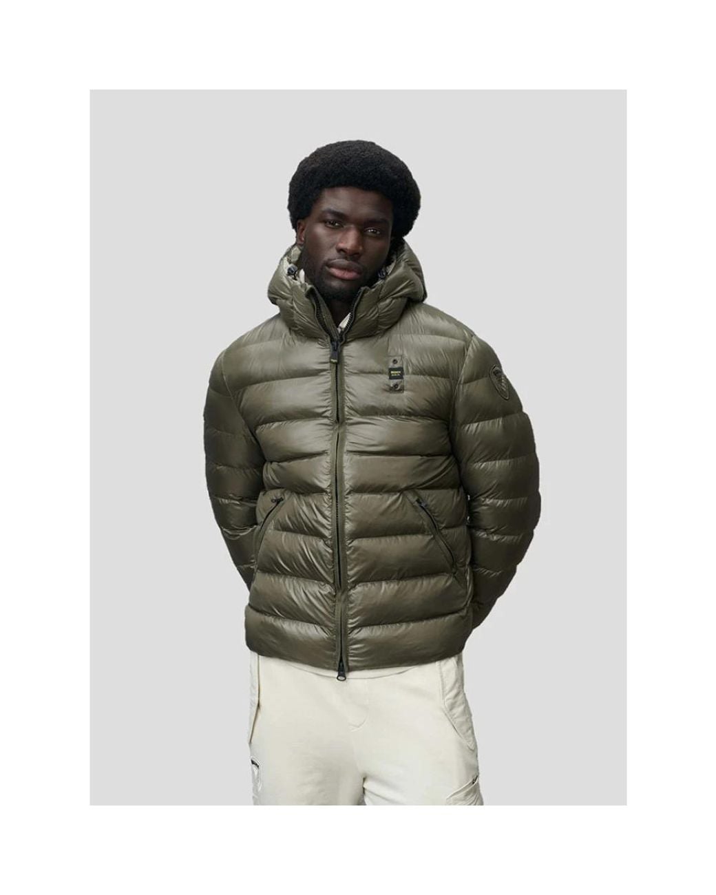 Winter Jackets Blauer pour homme en coloris Green