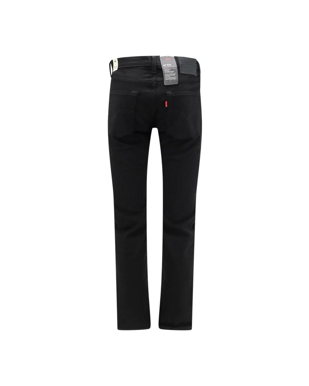 Levi's Black Straight Fit Jeans for men