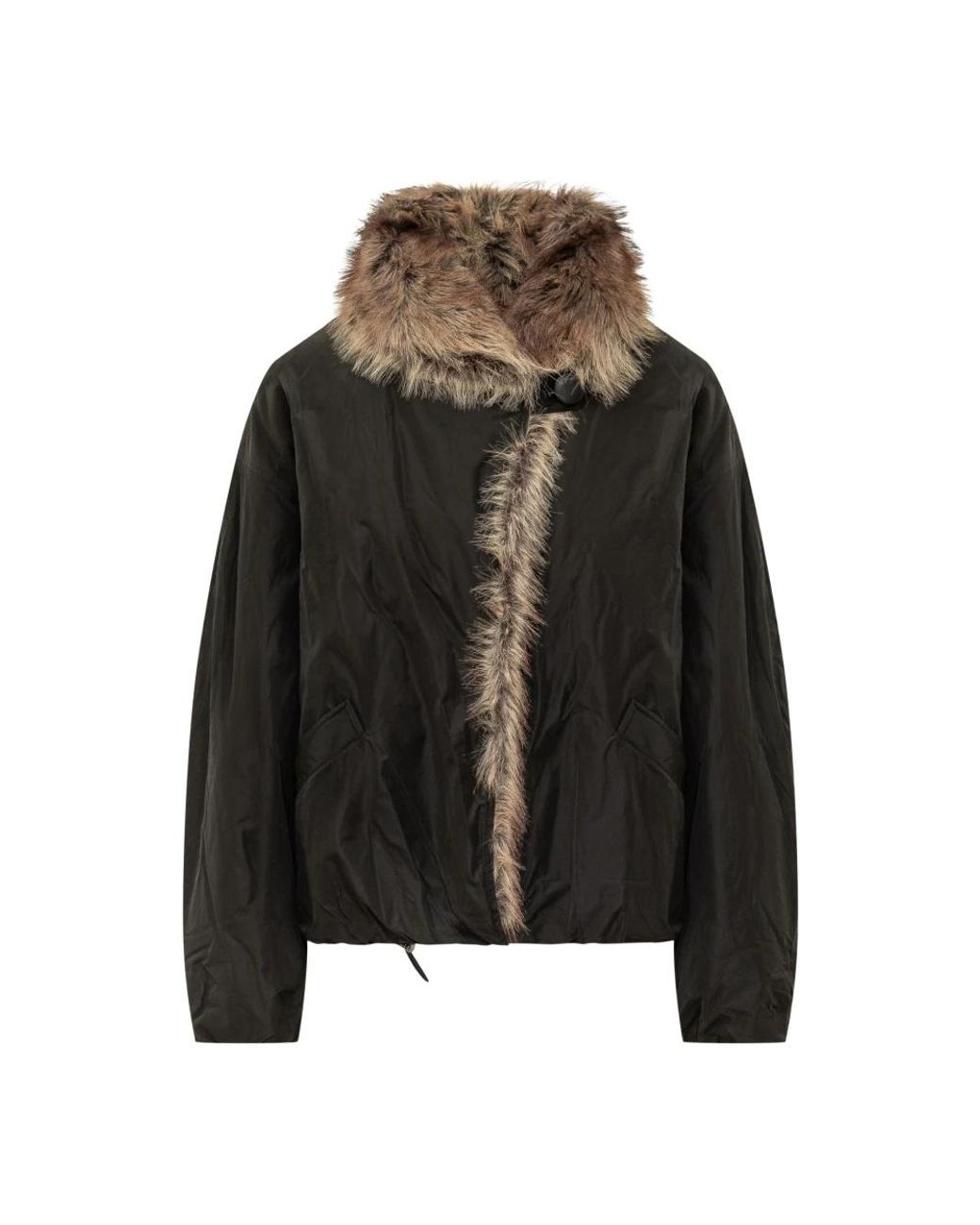 Isabel Marant Black Faux Fur & Shearling Jackets