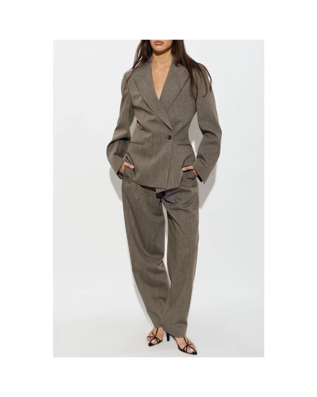 Rohe Brown Wide Trousers