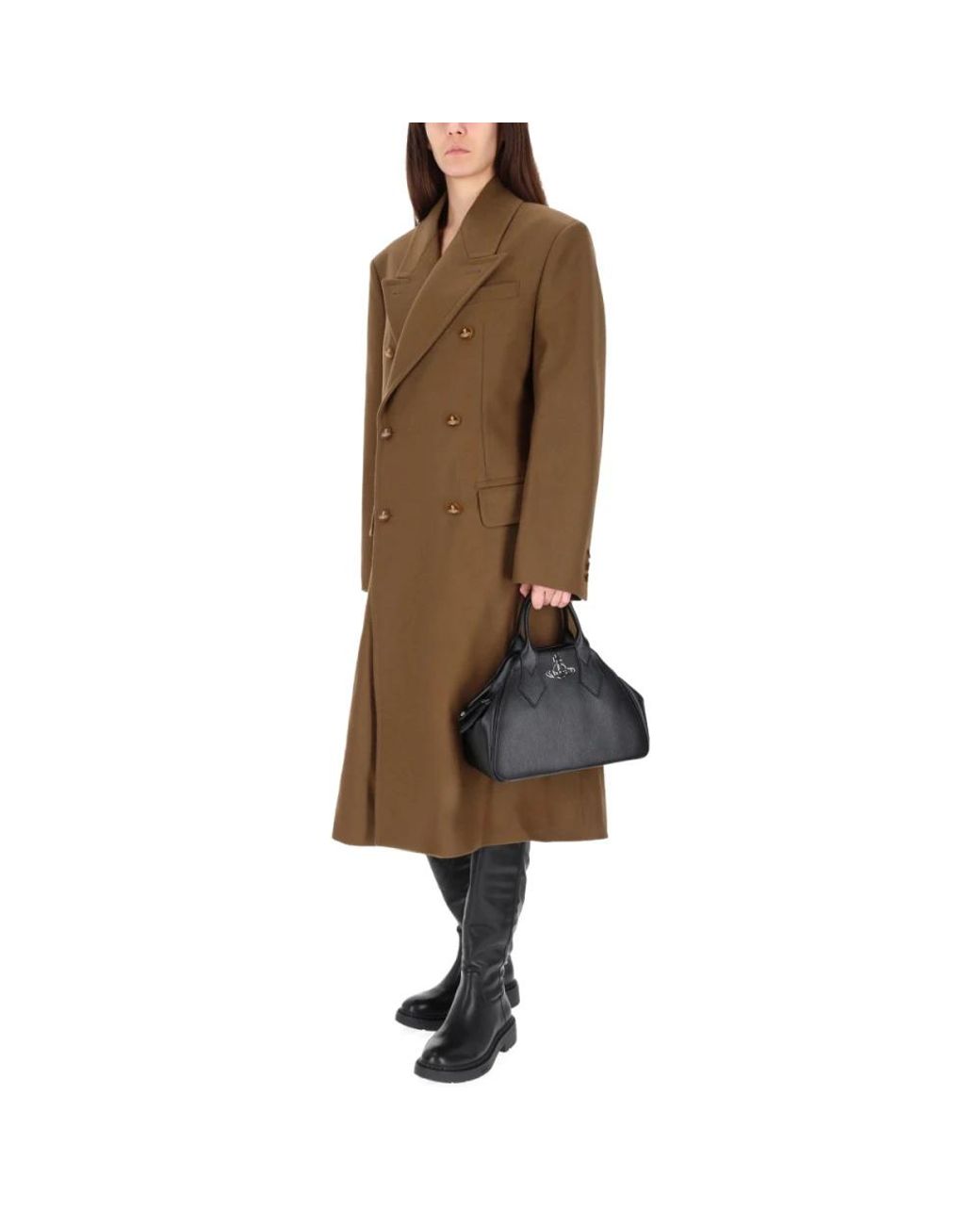 Vivienne Westwood Brown Double-Breasted Coats
