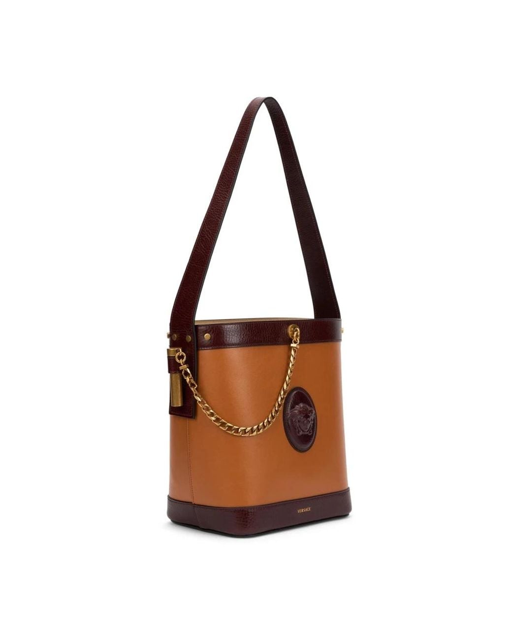 Versace Brown Bucket Bags
