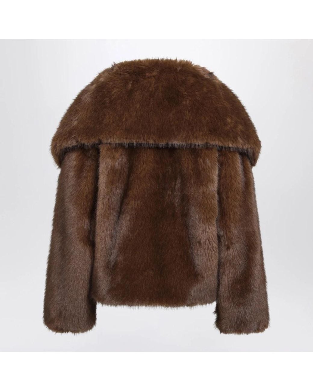BB COUTURE Brown Faux Fur & Shearling Jackets