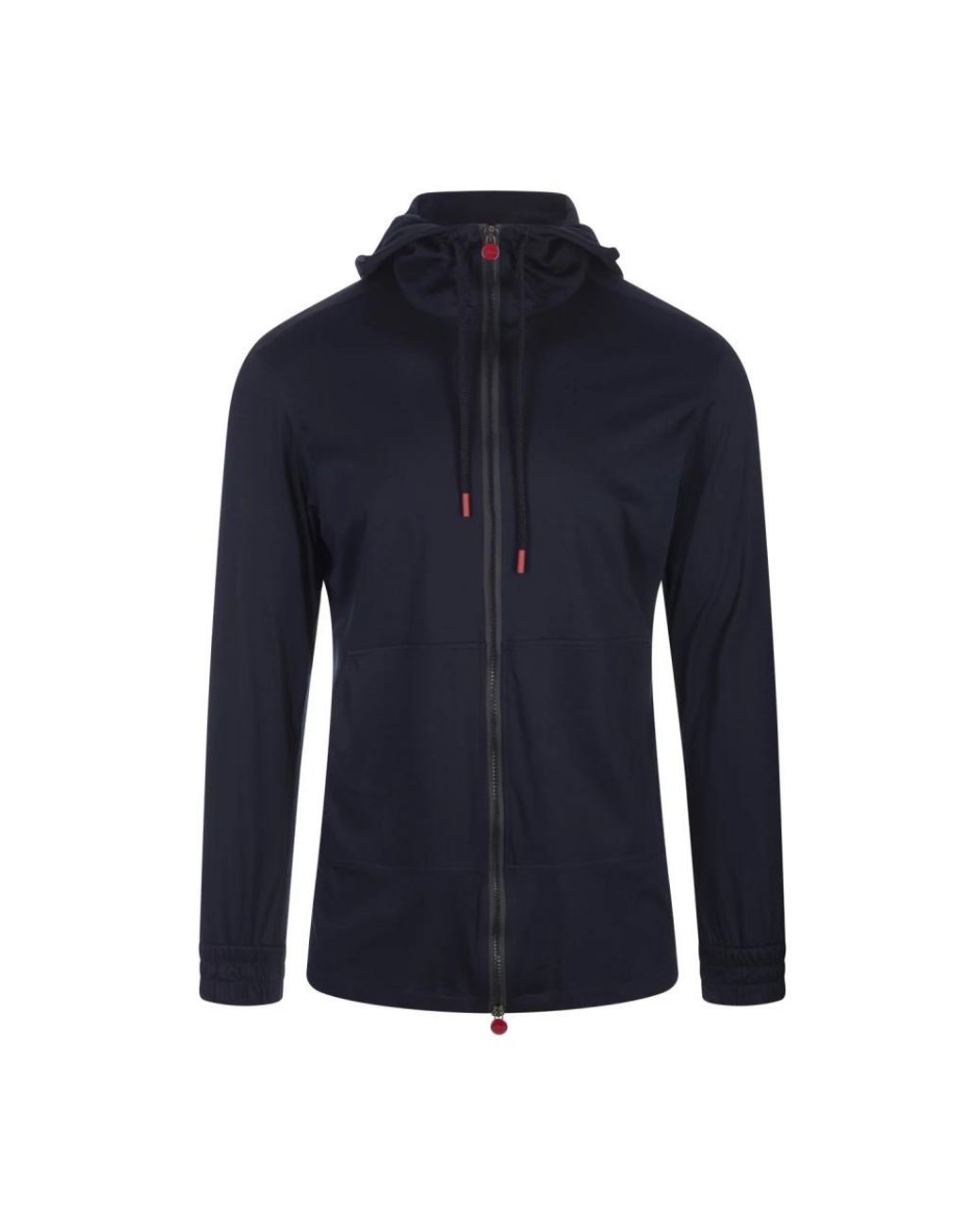 Kiton Umbi Kapuzenpullover in Blue für Herren