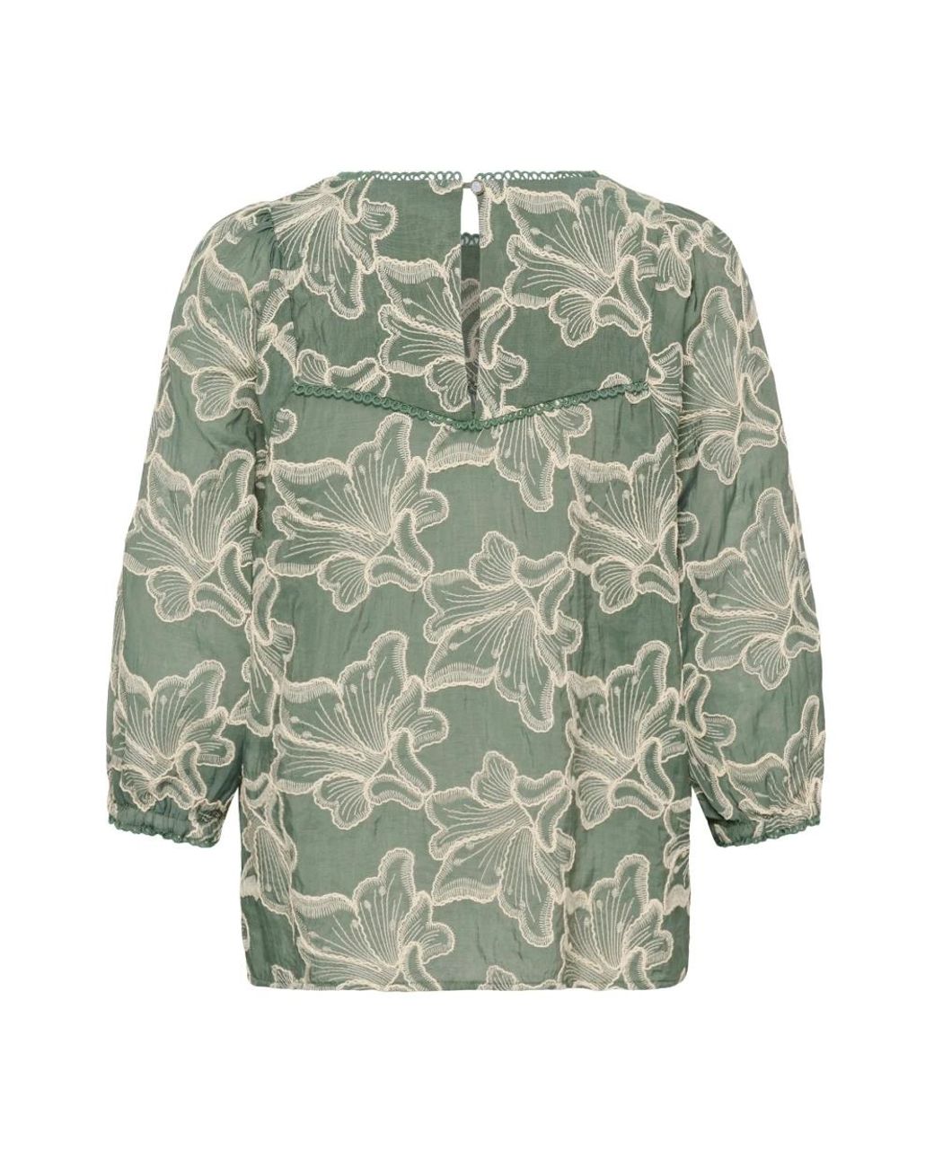 Blouses Cream en coloris Green
