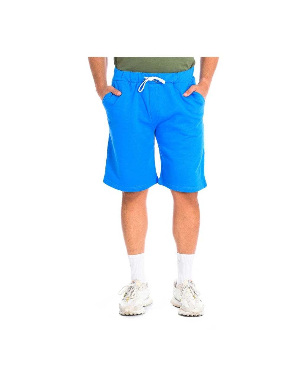 La Martina Blue Casual Shorts for men