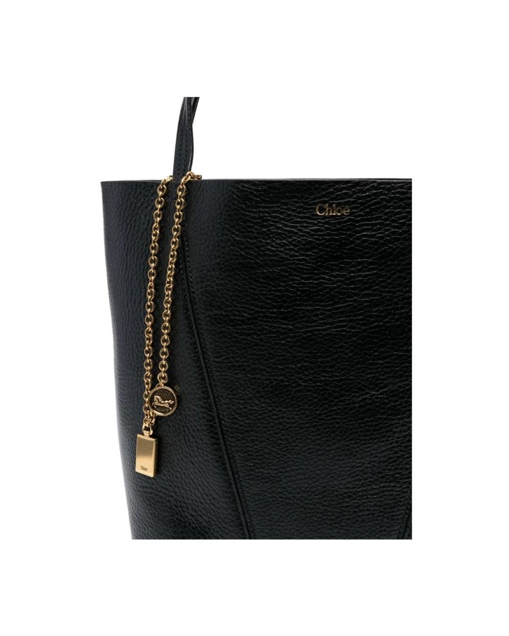 Chloé Black Shopping Bags