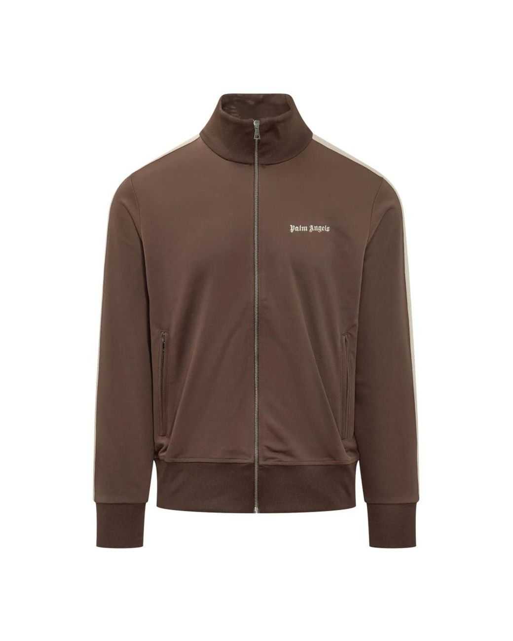 Palm Angels Classic Logo Track Jacket in het Brown voor heren