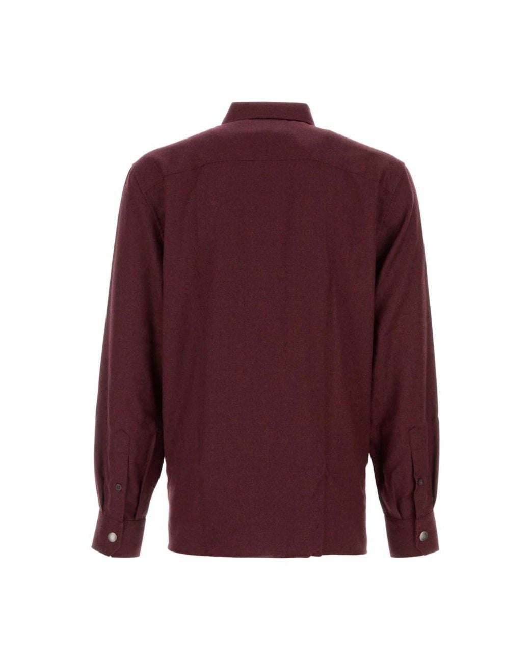 Brunello Cucinelli Purple Casual Shirts for men