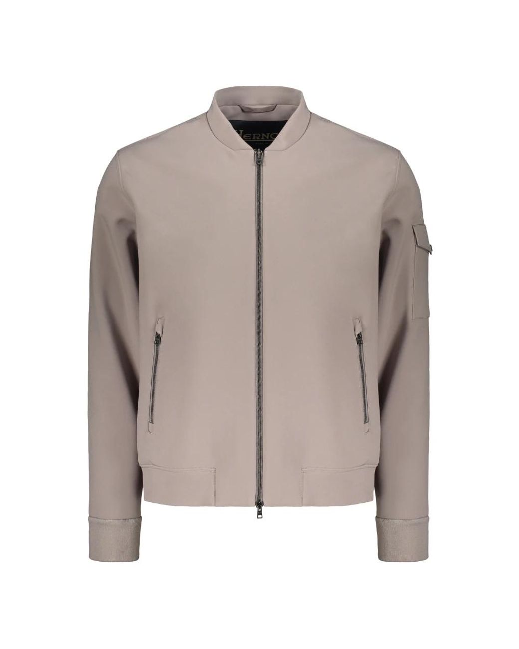 Herno Brown Bomber Jackets for men
